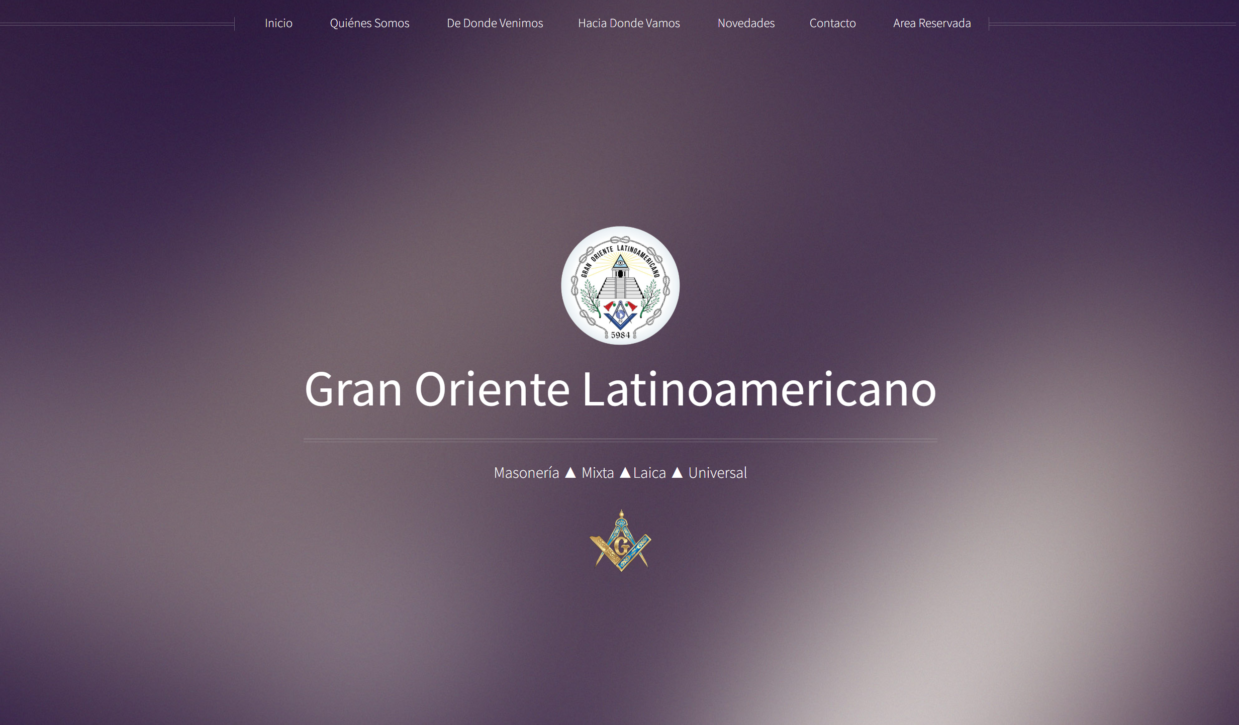 Site web du Grand Orient Latino Americain
